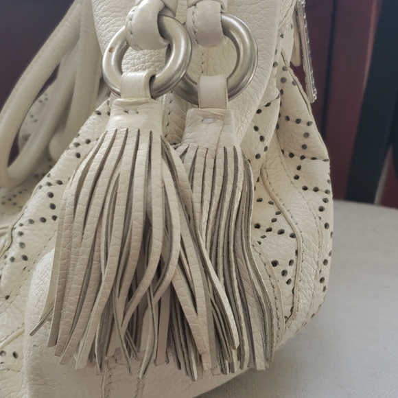 Lockheart winterwhite eyelet leather purse - Picture 6 of 6